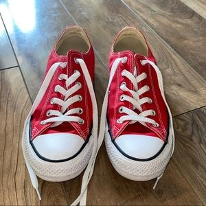 Red Low Top Converse